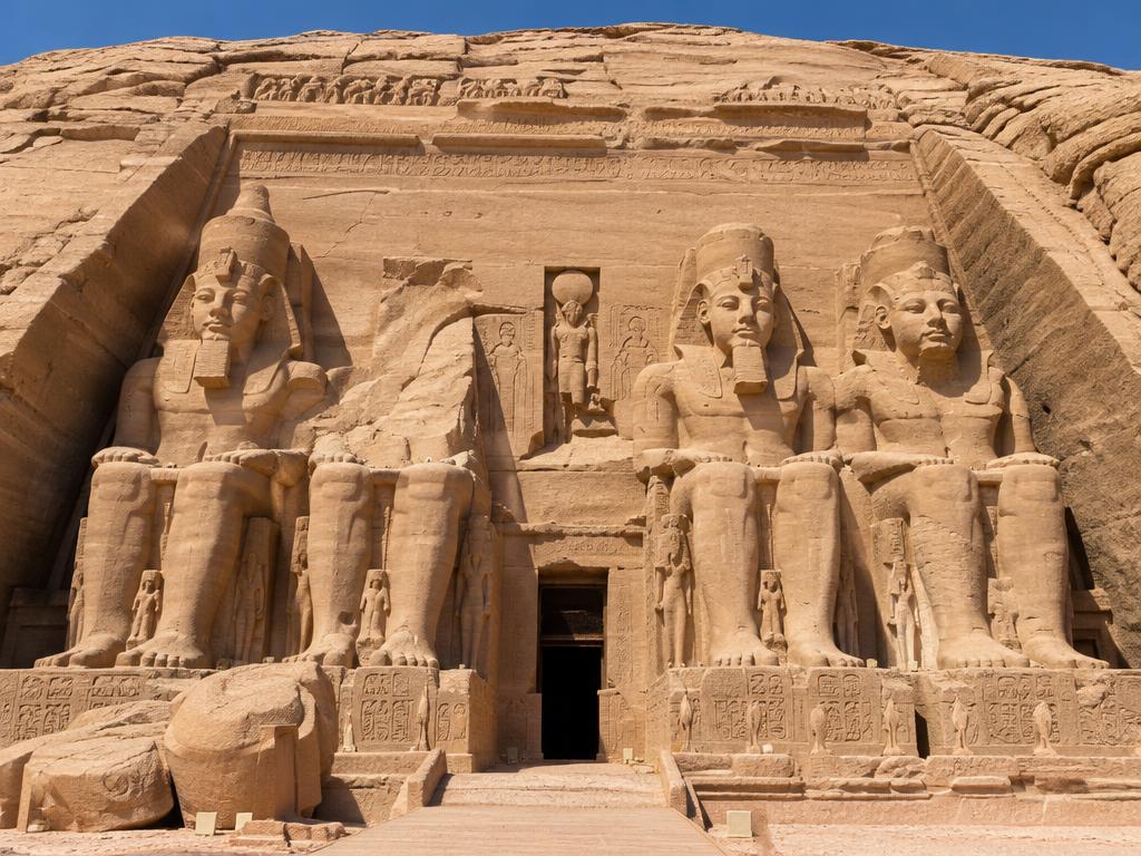 Imagen de referencia de Egipto y Abu Simbel