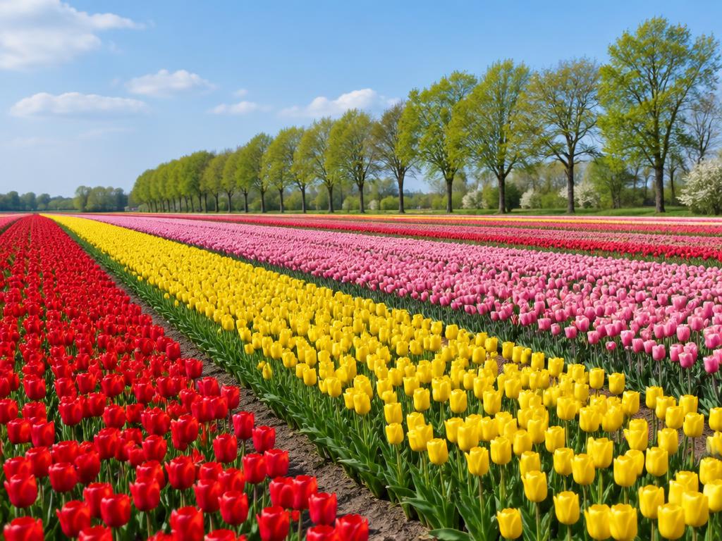 Molinos, quesos y tulipanes