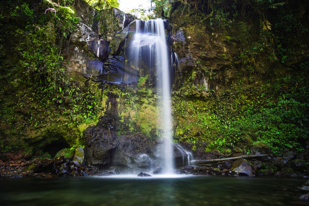 Lost Waterfall Wasserfall Boquete Panama