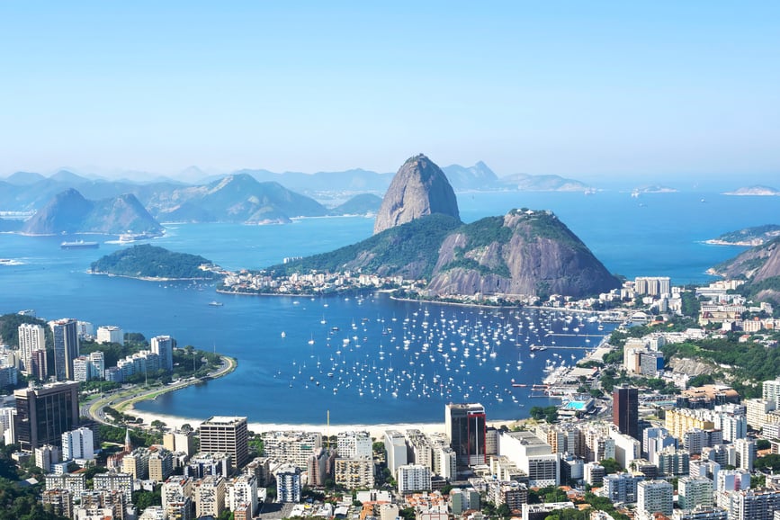 Sugarloaf Mountain in Rio de Janeiro, Brazil